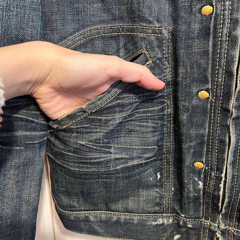 Designer Denim Jacket - image 6